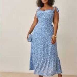 Reformation Nikita Dress | Color: Marie (Blue/White floral)